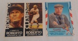 1988 Topps Campbell's Soup Promo Jumbo Card Phillies Richie Ashburn w/ 1992 Brewing Roberto Clemente