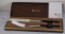 CUTCO Carving Knife & Fork Pair Set w/ Box 1723 1227 JB Rare MIB