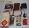 Vintage Polaroid SX-70 Land Camera Lot ITT  MagicFlash Boxes Manuals Rare Accessories Lot Cam Wear