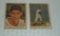 Two Vintage 1959 Fleer Baseball Ted Williams Cards Pair Red Sox HOF