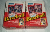(2) 1990 Donruss Baseball Unopened Full Wax Boxes