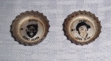 1967 1968 Soda Bottle Caps Coke Hank Aaron & Tony Oliva