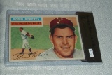1956 Topps Baseball Robin Roberts BGS Beckett Raw Grade 3.5 Phillies HOF