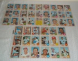 1968 Topps Baseball Card Lot 45 Cards JOHNNY BENCH Rookie RC Rose Mathews Perry