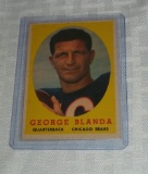 1958 Topps NFL Football Card George Blanda