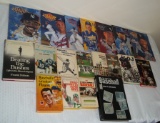 Vintage Sports Books Magazines Reading Lot Dustjackets