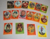 1958 Topps NFL Football Card Lot 16 Cards Lary Brown