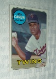 1969 Topps Baseball #510 Rod Carew Card Twins HOF Nice