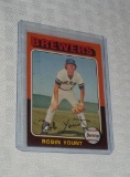 1975 Topps Baseball Card Rookie RC Robin Yount HOF Brewers