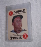 1968 Topps Game Baseball Insert Card Mickey Mantle Yankees Nice Card HOF