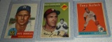 1953 Topps Pete Runnels 1954 Mike Sandlock 1958 Tony Kubek Vintage Baseball Cards