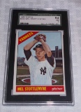 1966 Topps Baseball #350 Mel Stottlemyre GRADED 7 SGC NRMT Yankees