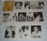 1964 Jay Publishing Yankees Team Issue Complete Set w/ Rare Mantle Shadow Error Maris Yogi Envelope