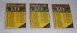 1961 Topps Baseball Checklist 2nd Series All 3 Variations Red Copyright Rare