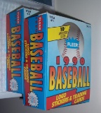 (2) 1990 Fleer Baseball Unopened Full 36 Packs Wax Boxes