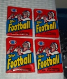 (4) 1982 Topps NFL Football Unopened Wax Packs Potential GEM MINT Stars Rookies HOFers