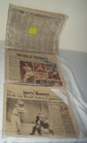 Very Rare 1983 Orioles World Series FULL Newspapers Some Not Pictured ALCS Actual Sun Local Issues