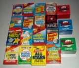 19 Different Baseball Card Mini Sets Store Issues 1986 1987 1988 Fleer Miniatures Factory
