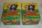 (2) 1987 Topps Baseball Complete Wax Box 36 Opened Packs Possible GEM MINT Rookies