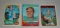 3 Vintage Topps Bob Griese NFL Football Cards 1970 1971 1972 Dolphins HOF
