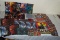 1990s - 2002 Marvel DC Card Dealer Promo Lot Uncut Cards Flair Masterpiece X-Men Spiderman Batman