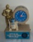 Vintage 1977 Star Wars Talking Alarm Clock C 3PO R2-D2 Works Rare Bradley