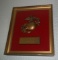 Vintage Marines Military Service Award Family Heirloom Korean War Era 30 Years Warrant Officer Frame