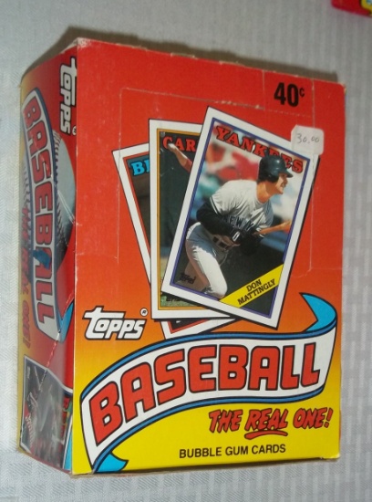 1988 Topps Baseball MLB Unopened Wax Box 36 Packs Rookies Stars