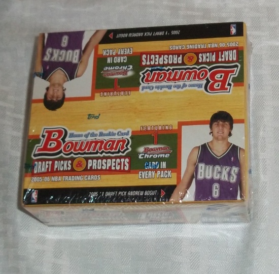 2005 Bowman Draft Picks Rookies NBA Baseball Sealed Wax Box Potential Big $$ Inserts Rookies