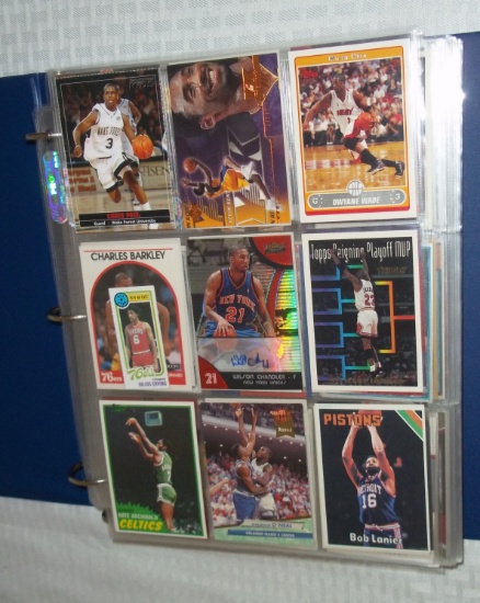 450 Cards NBA Basketball Card Album Loaded w/ Stars HOFers Inserts Jordan Bird Shaq RC LeBron Dr J