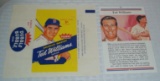1959 Fleer Baseball Cards Ted Williams Wrapper Very Rare High Grade Condition Red Sox HOF Original