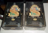 (2) 1993 Upper Deck Baseball Wax Boxes Series 1 Packs