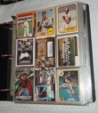 450 Cards Baseball Card Album Loaded w/ Stars HOFers Jeter Signed Inserts Vintage 1970s Kershaw Cal
