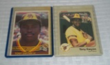 1983 Fleer Baseball Card #360 Tony Gwynn Rookie Card Padres HOF RC w/ 1984 Donruss