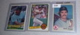 1983 Fleer & Donruss Wade Boggs Rookie Card Red Sox Baseball Cards w/ 1984 Donruss HOF