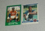 1984 Fleer Baseball Rookie Card Pack Fresh Sharp Darryl Strawberry & Blank Back Minor League RC Mets