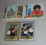 1975 Topps NFL Football 35 Card Lot Fouts Rookie Stabler Stars HOFer