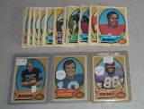 1970 Topps NFL Football 39 Card Lot Alworth Page Biletnikoff