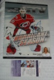 NHL Hockey Goalie Autographed Magazine Cam Ward JSA COA Hurricanes