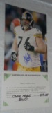 Chris Hoke Autographed 8x10 Photo Steelers COA NFL Football