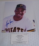 Kevin Young Autographed 8x10 Photo Pirates COA MLB