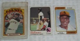 1972 1973 1974 Topps Baseball Willie McCovey 3 Card Lot Giants HOF