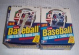 (2) 1988 Fleer Baseball Complete Wax Box 36 Opened Packs Possible GEM MINT Rookies