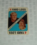 1971 Topps NFL Football Game Card Insert Terry Bradshaw Nice Steelers HOF Oddball Issue