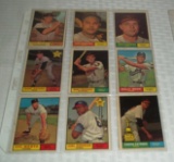 1961 Topps Baseball 13 Different Cards Leaders Pappas