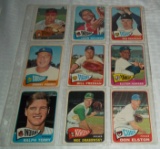 1965 Topps Baseball 14 Card Lot Elston Howard