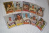 10 Different 1954 Bowman Baseball Cards Lot