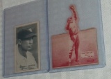 2 Vintage Buddy Meyer Myer Baseball Cards Batter Up & Unknown Rare Senators
