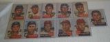 1953 Topps Baseball Card Lot 11 Different Cards
