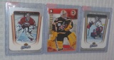 3 Modern NHL Hockey Goalie Star Rookie Card Lot RC Andre-Fluery Ward Lundqvist